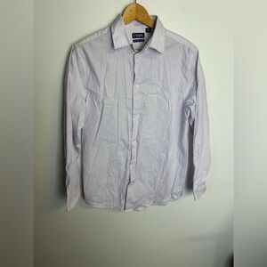 Chaps Button Down Shirt Lavender Size XL Old Money Casual